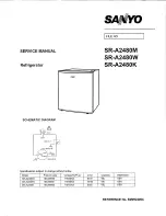 Sanyo SR-A2480K Service Manual preview