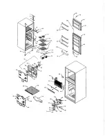 Предварительный просмотр 2 страницы Sanyo SR1031W - Refrigerator 10.3CF 2Door Frost Free Parts List