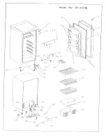 Предварительный просмотр 2 страницы Sanyo SR4310W - Commercial Solutions Refrigerator Parts List