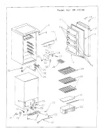 Предварительный просмотр 4 страницы Sanyo SR4310W - Commercial Solutions Refrigerator Parts List