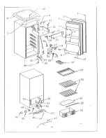 Предварительный просмотр 8 страницы Sanyo SR4310W - Commercial Solutions Refrigerator Parts List