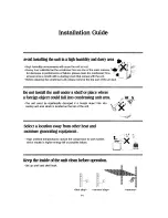 Preview for 14 page of Sanyo SRF-23FD-MED Instruction Manual