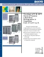 Preview for 1 page of Sanyo SRR-23FD-MED Brochure & Specs