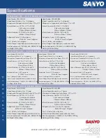 Предварительный просмотр 4 страницы Sanyo SRR-23FD-MED Brochure & Specs