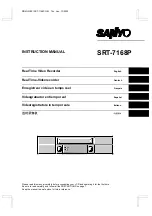 Sanyo SRT-6000P Instruction Manual предпросмотр