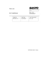 Предварительный просмотр 1 страницы Sanyo STB1010C1-S Parts List