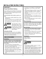 Предварительный просмотр 6 страницы Sanyo STW-2 Series Owner'S Manual