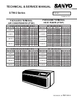 Sanyo STW-2 Series Technical & Service Manual preview