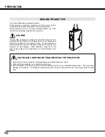 Preview for 10 page of Sanyo SU30 - PLC SVGA LCD Projector Owner'S Manual