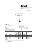 Sanyo SW-7010T Service Manual preview