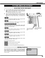 Preview for 31 page of Sanyo SW15 - PLC SVGA LCD Projector Owner'S Manual