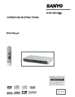 Preview for 1 page of Sanyo SX25 Operating Instructions Manual