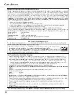 Preview for 9 page of Sanyo Think GAIA PLC-WXU700 Owner'S Manual