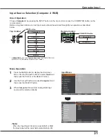 Preview for 32 page of Sanyo Think GAIA PLC-WXU700 Owner'S Manual