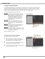 Preview for 33 page of Sanyo Think GAIA PLC-WXU700 Owner'S Manual