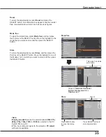 Preview for 36 page of Sanyo Think GAIA PLC-WXU700 Owner'S Manual