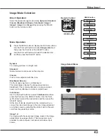 Preview for 44 page of Sanyo Think GAIA PLC-WXU700 Owner'S Manual