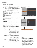 Preview for 47 page of Sanyo Think GAIA PLC-WXU700 Owner'S Manual