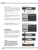 Preview for 53 page of Sanyo Think GAIA PLC-WXU700 Owner'S Manual