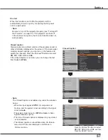 Preview for 58 page of Sanyo Think GAIA PLC-WXU700 Owner'S Manual