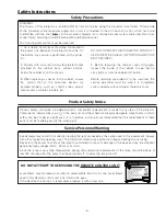 Preview for 3 page of Sanyo Think GAIA PLC-WXU700 Service Manual