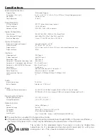 Preview for 4 page of Sanyo Think GAIA PLC-WXU700 Service Manual