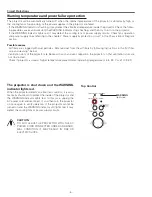 Preview for 6 page of Sanyo Think GAIA PLC-WXU700 Service Manual