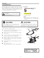 Preview for 8 page of Sanyo Think GAIA PLC-WXU700 Service Manual