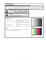 Preview for 27 page of Sanyo Think GAIA PLC-WXU700 Service Manual