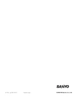 Preview for 114 page of Sanyo Think GAIA PLC-WXU700 Service Manual