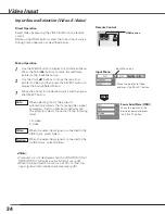 Preview for 34 page of Sanyo Think GAIA PLC-XE45 Owner'S Manual