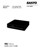 Sanyo TLS-1500P Instruction Manual preview