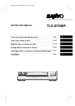 Sanyo TLS-S7000P Instruction Manual preview