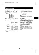 Preview for 21 page of Sanyo TLS-S8000P Instruction Manual