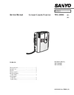 Sanyo TRC-2050C Service Manual preview