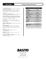 Предварительный просмотр 2 страницы Sanyo TRC 8080 - Cassette Transcriber Brochure & Specs