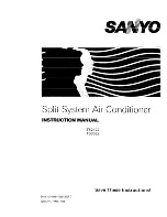 Предварительный просмотр 1 страницы Sanyo TS2422 Instruction Manual