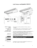 Предварительный просмотр 5 страницы Sanyo TS2422 Instruction Manual