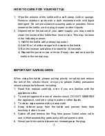 Preview for 4 page of Sanyo U-304 Instruction Manual