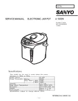 Sanyo U-D22S Service Manual preview