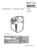 Sanyo U-D30S Service Manual preview