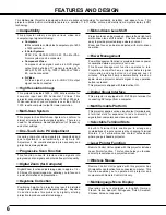 Preview for 6 page of Sanyo UF10 - PLC UXGA LCD Projector Owner'S Manual