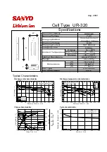 Sanyo UR-320 Specifications preview