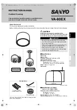 Sanyo VA-80EX Instruction Manual предпросмотр