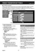 Предварительный просмотр 18 страницы Sanyo VA-80LAN Instruction Manual