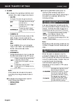 Предварительный просмотр 20 страницы Sanyo VA-80LAN Instruction Manual