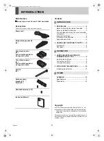 Preview for 2 page of Sanyo VA-EXH Instruction Manual