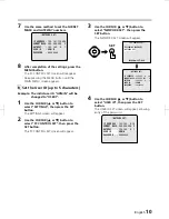 Предварительный просмотр 11 страницы Sanyo VA-LANC100 Instruction Manual