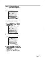 Предварительный просмотр 15 страницы Sanyo VA-LANC100 Instruction Manual