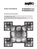 Sanyo VA-SW3050S Installation Manual предпросмотр